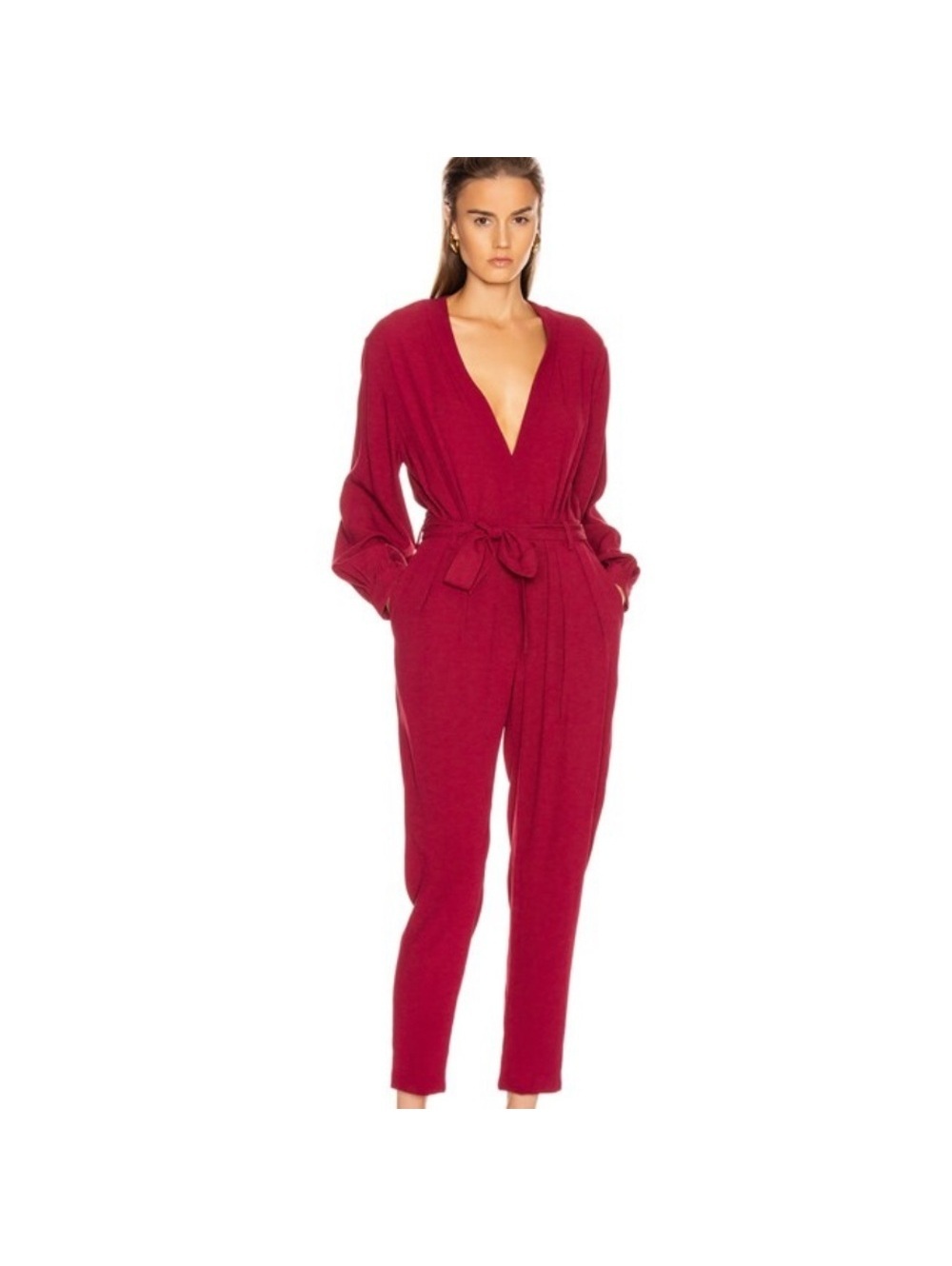 IRO Julliaca Jumpsuit in Hot Pink